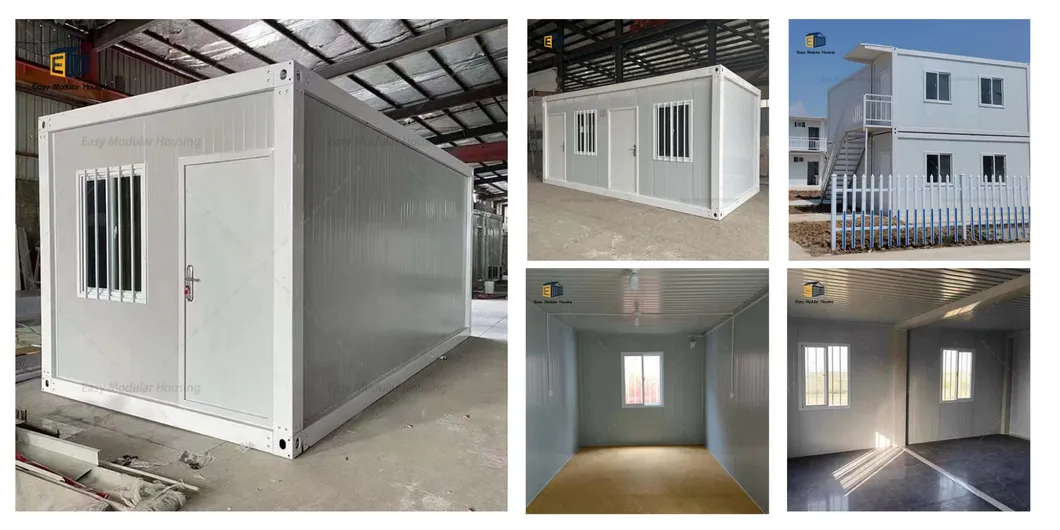 Armazenamento Modular Banheiro Residencial Garagem Hotel Lojas de Café Escritório Jardim Kit Prefabricado Casa de Contêiner de Vidro China