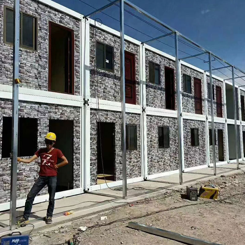 Casa Contêiner Modular Portátil Móvel para Escritório de Banheiro, Casa Contêiner Pré-fabricada, Casa Contêiner de Pacote Plano