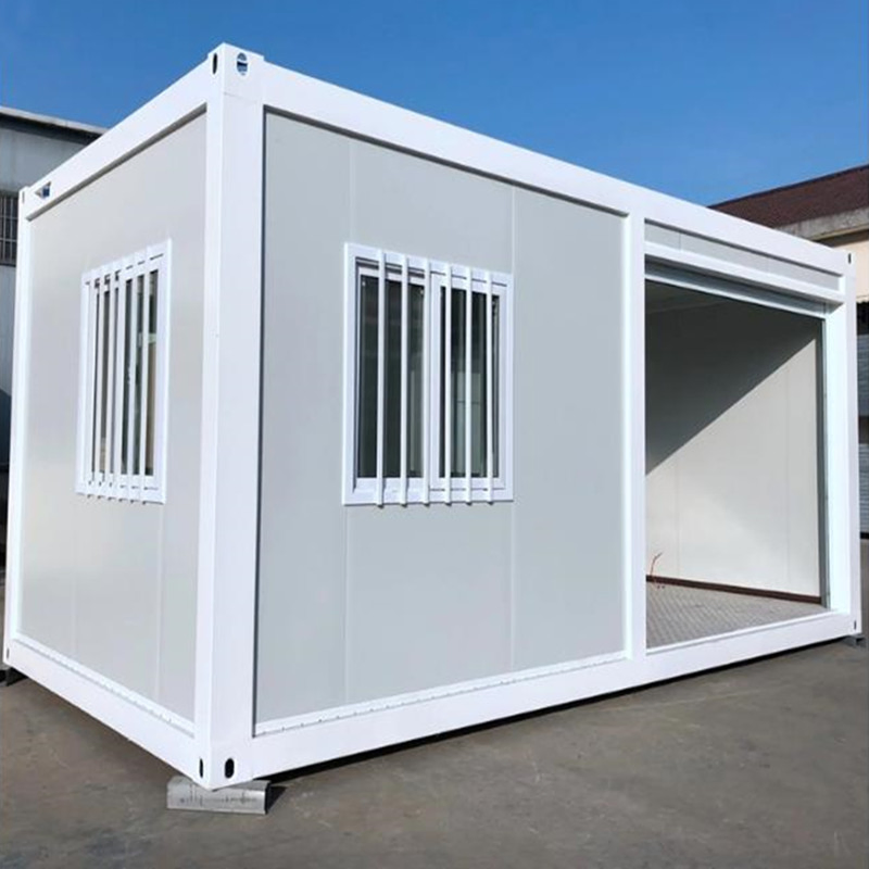 20FT Edifício de Estrutura de Aço Escritório Modular Casa Container Prefabricada de Madeira Dobrável
