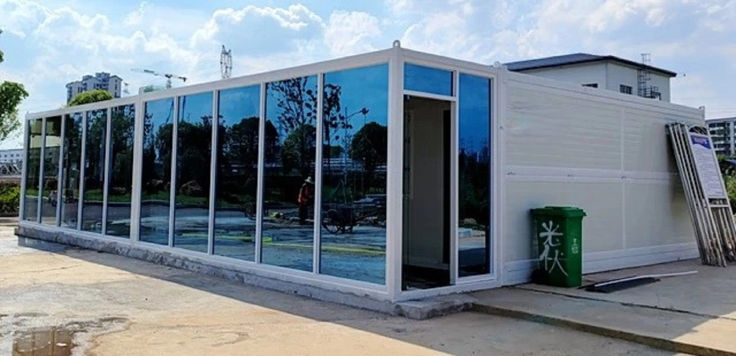 20FT Casa Contêiner Dobrável Casa Modular Casa Prefabricada Cabana Casa Modelo