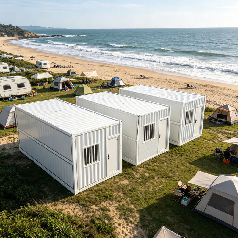 Casa Modular Personalizada Dobrável Prefabricada Escritório Pequeno ao Ar Livre Casas Pequenas Portáteis