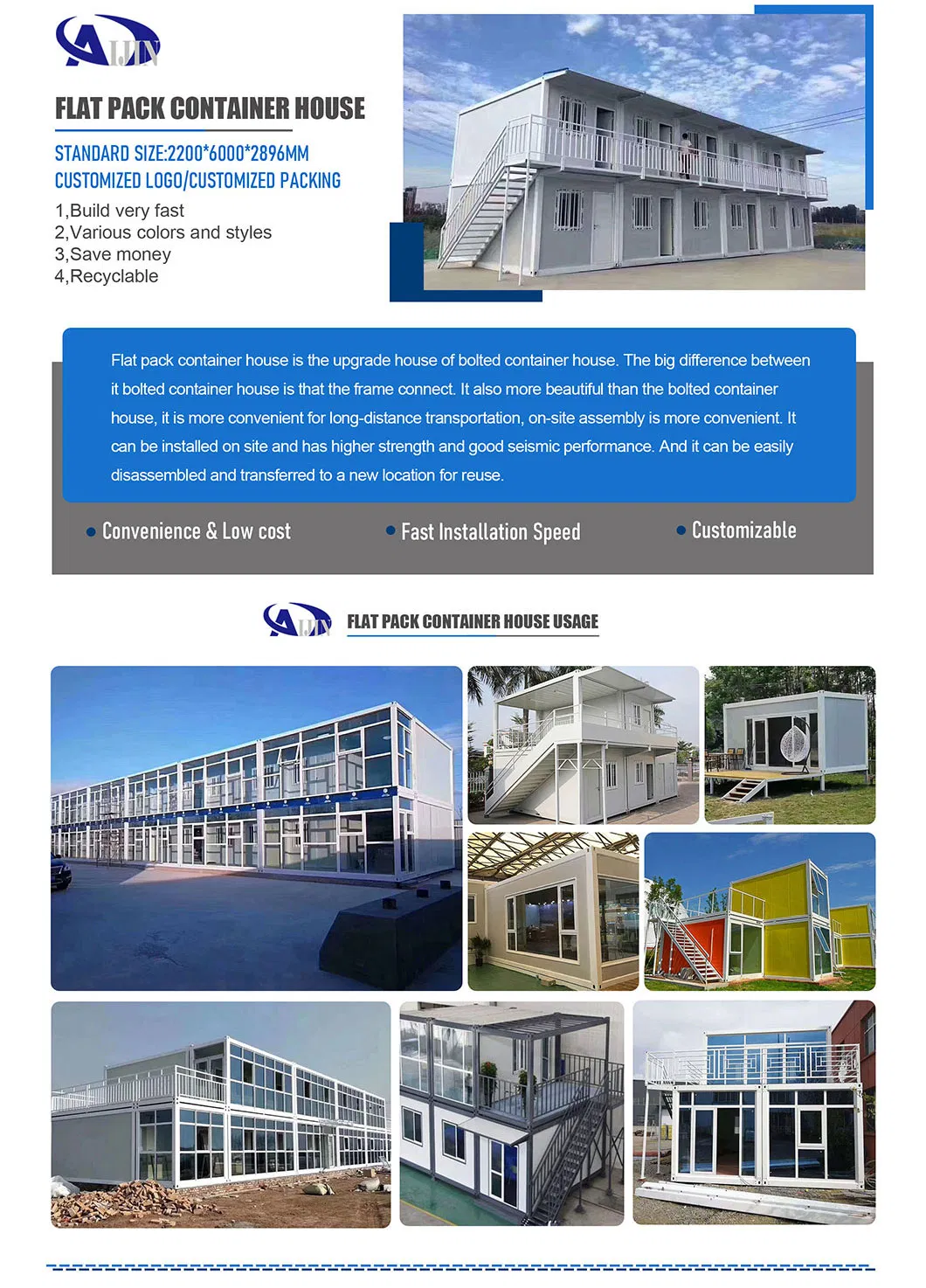 Casa Contêiner Pré-fabricada