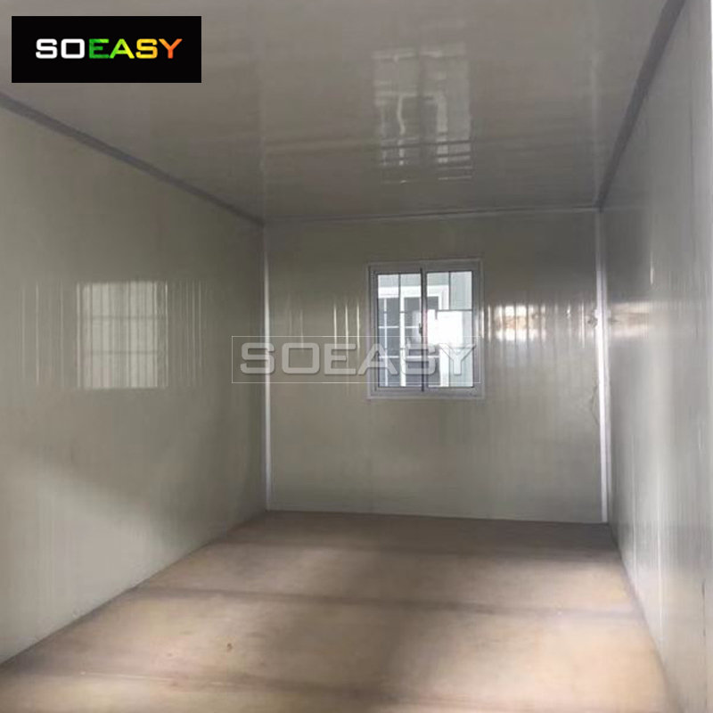 Casa Modular de Estrutura de Aço com Painéis Sanduíche Feita de Contêineres de Carga