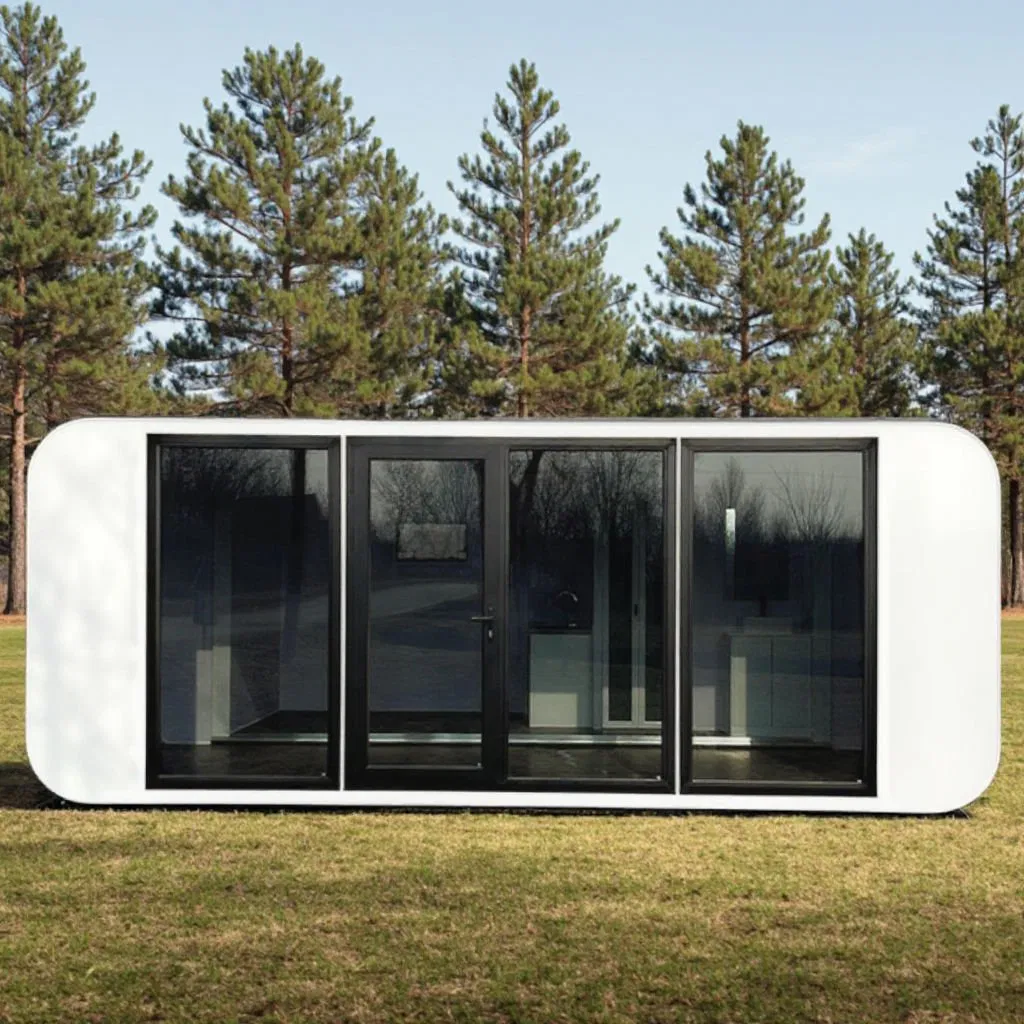 Casa Container Apple Cabana Casa Prefabricada Pequena Eficiente em Energia Casa Modular Hotel Cabana para Grupos Hoteleiros Internacionais