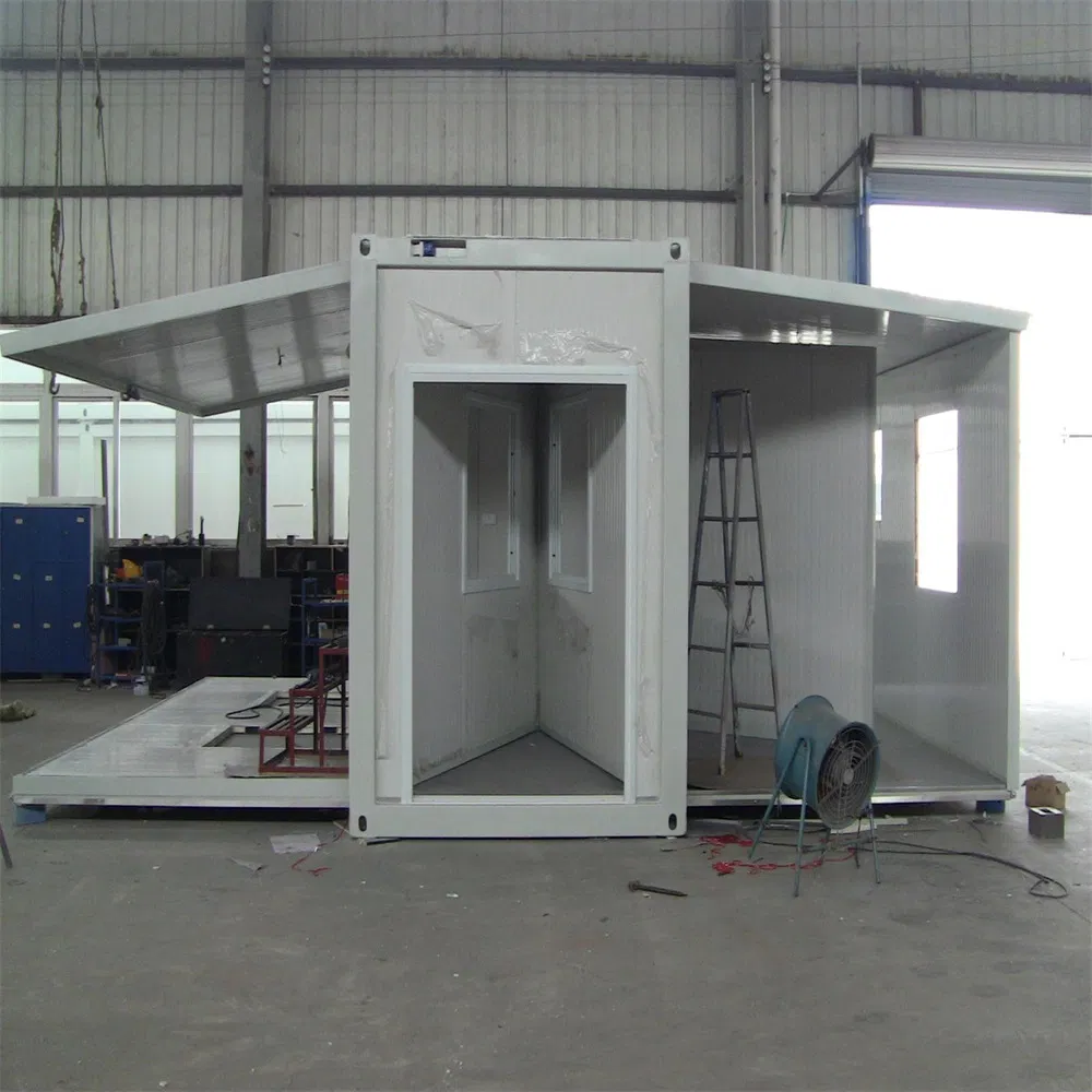 Casa de Contêiner de Armazenamento Padrão Prefabricada Móvel Pequena Modular de Madeira Temporária Expandível e Portátil