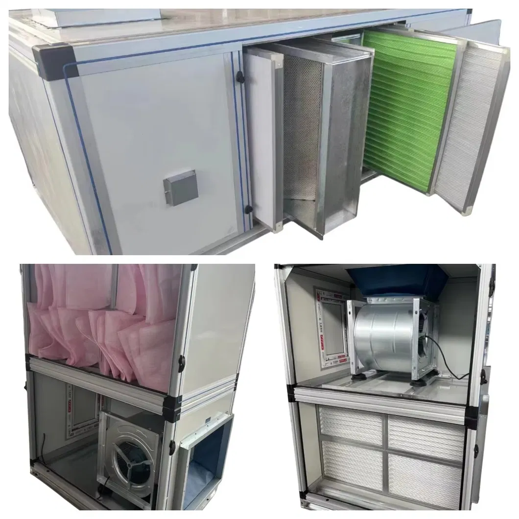 Unidades de Tratamento de Ar Modulares Sistema HVAC Industrial Desumidificador Água Gelada Preços de Fábrica