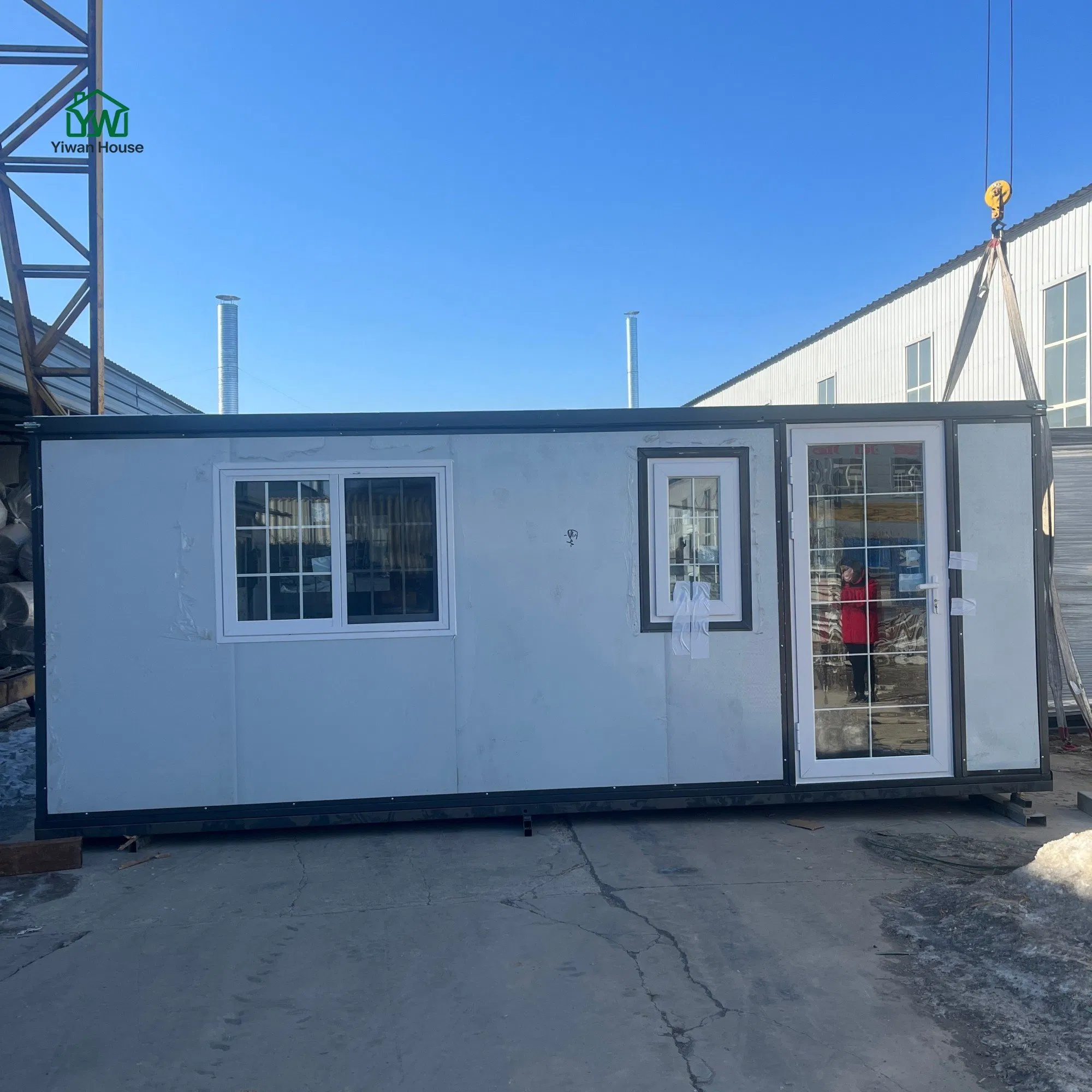 Pronto para Viver 40FT 30FT 20FT Casas Contêineres Flat de Avó Painel Sanduíche Expandável Vila Prefabricada de Contêiner Casa para Escritório no Quintal
