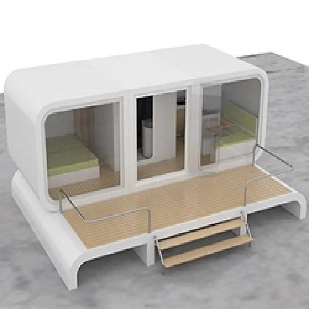Casa Modular de Espaço ao Ar Livre Preço de Fábrica Moda Hotel Móvel Moderno Casa Pequena Maçã Estrutura de Aço Prefabricada Cabana