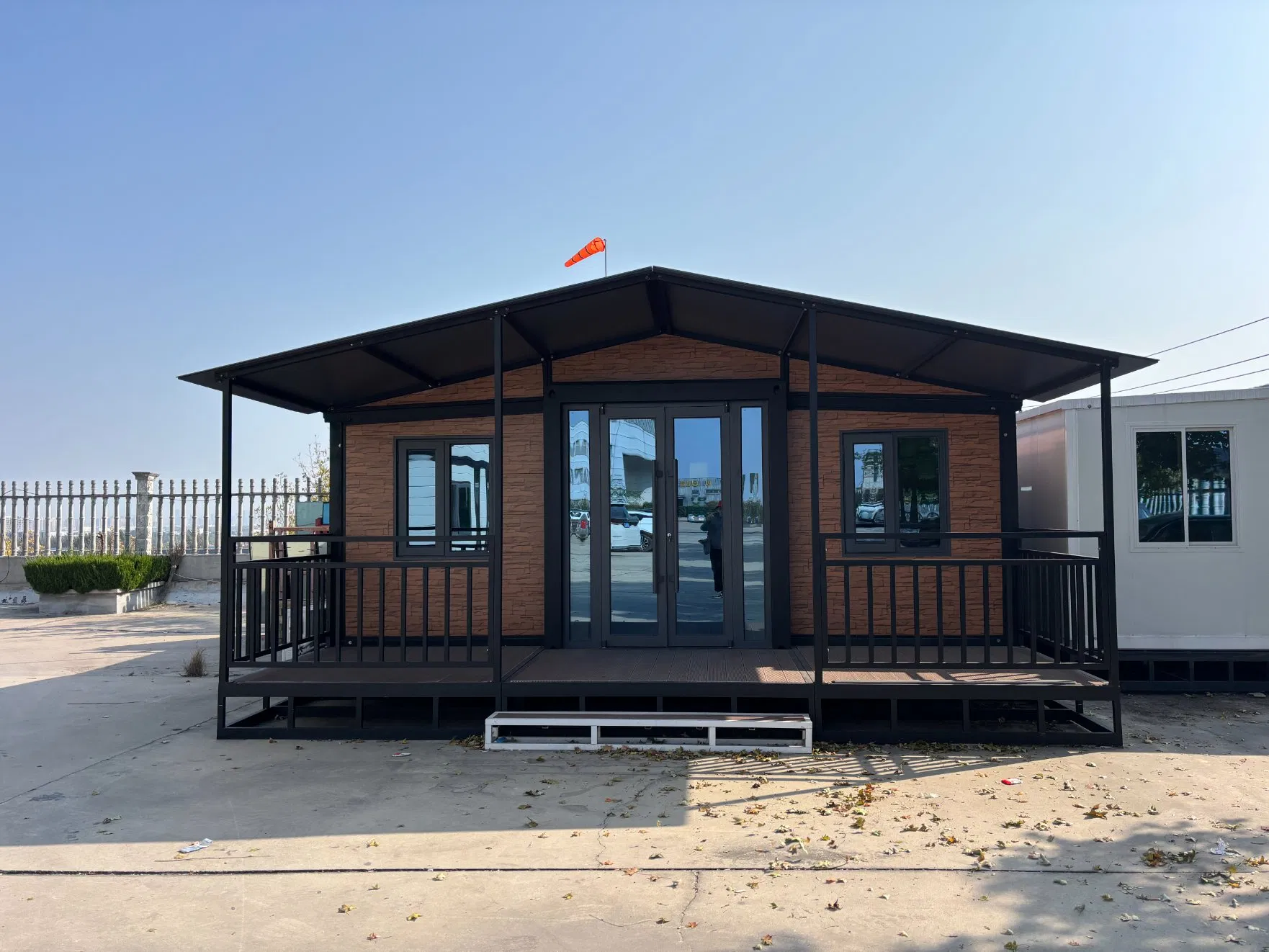 Casa Modular Prefabricada de Luxo 40FT Modificada de Contêiner de Envio para Personalização