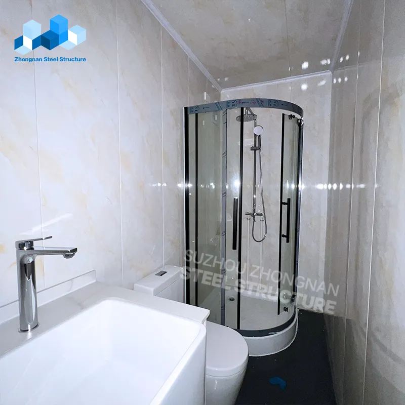 Casas Móveis de Madeira de Luxo, Montagem Rápida, Escritório Modular Mini Portátil, Casa Tiny Prefabricada, Casa Contêiner com Banheiro e Cozinha