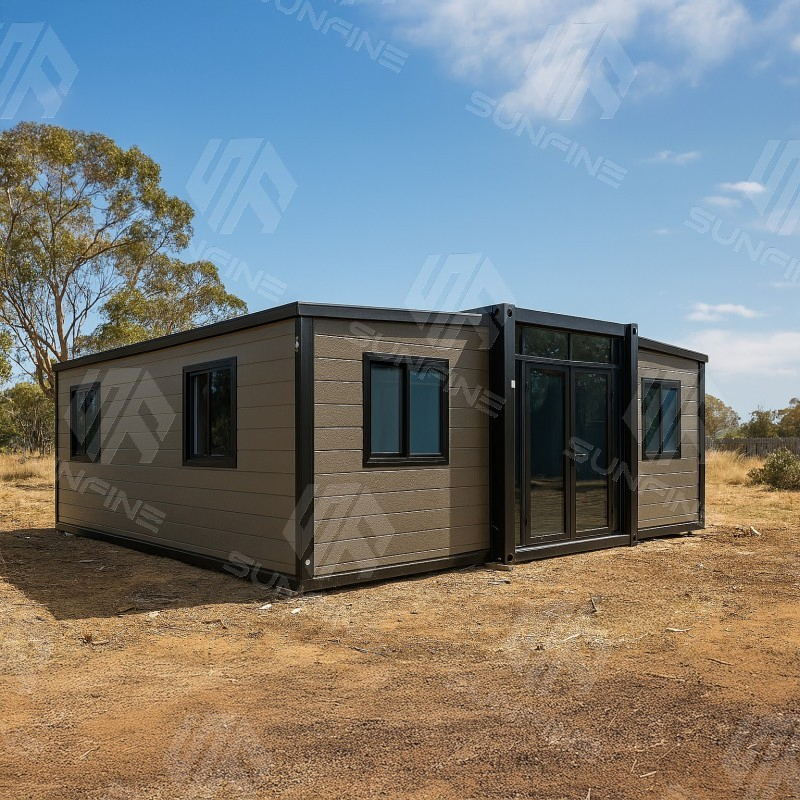 Envio de Casa Modular Pré-fabricada Bonita Pronta para Morar, Contêiner de Luxo, Casas de Flat para Avós
