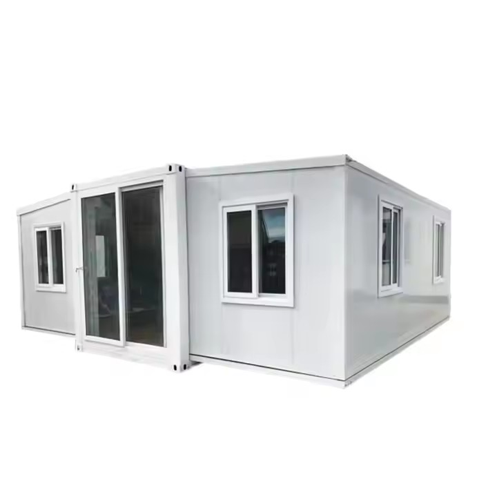 Casa Prefabricada Modular de Vidro de Luxo com Design Moderno, Estrutura de Alumínio, Madeira, Fácil de Instalar