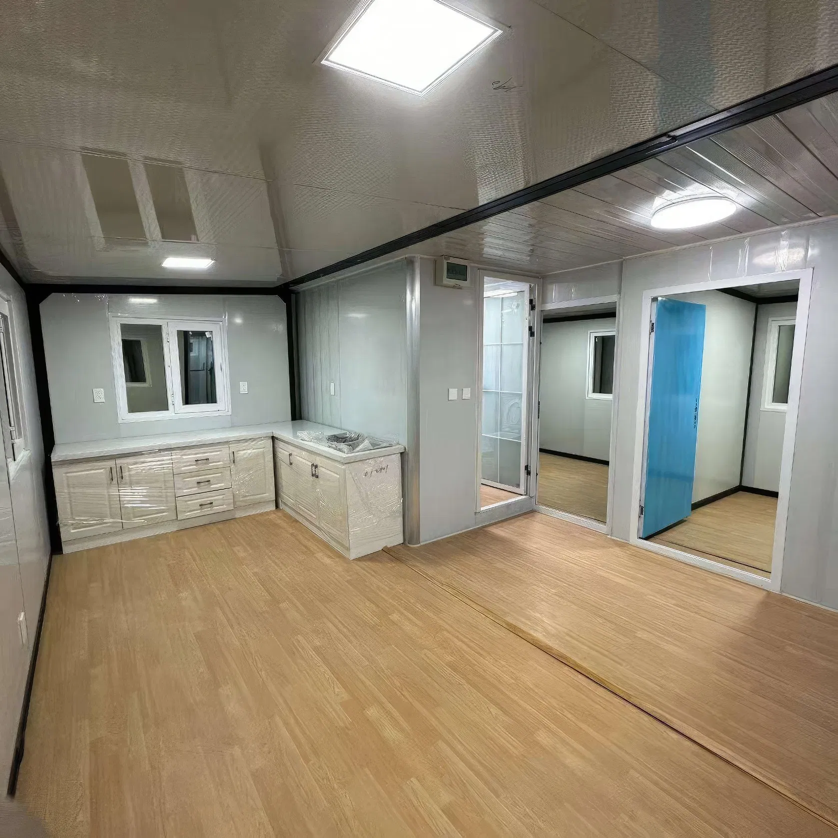 Casa Prefabricada de Aço Modular Expandável Portátil de Alta Qualidade 20-40FT Eficiente em Energia