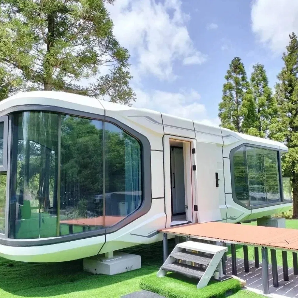 Casa Modular Moderna 20FT Móvel Inteligente Cabana Apple Container para Dormir