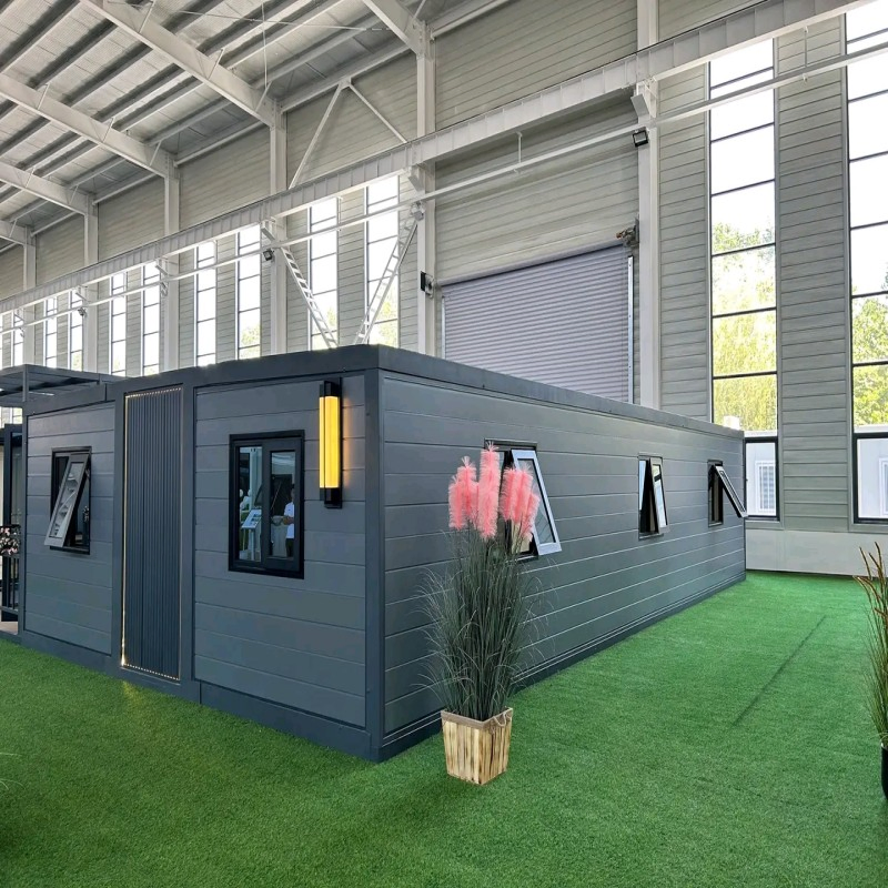 Casa Contêiner Modular Expandável em Aço Marinho Antirrust, de Grau Marinho, para Vilas de Pescadores e Zonas de Maré