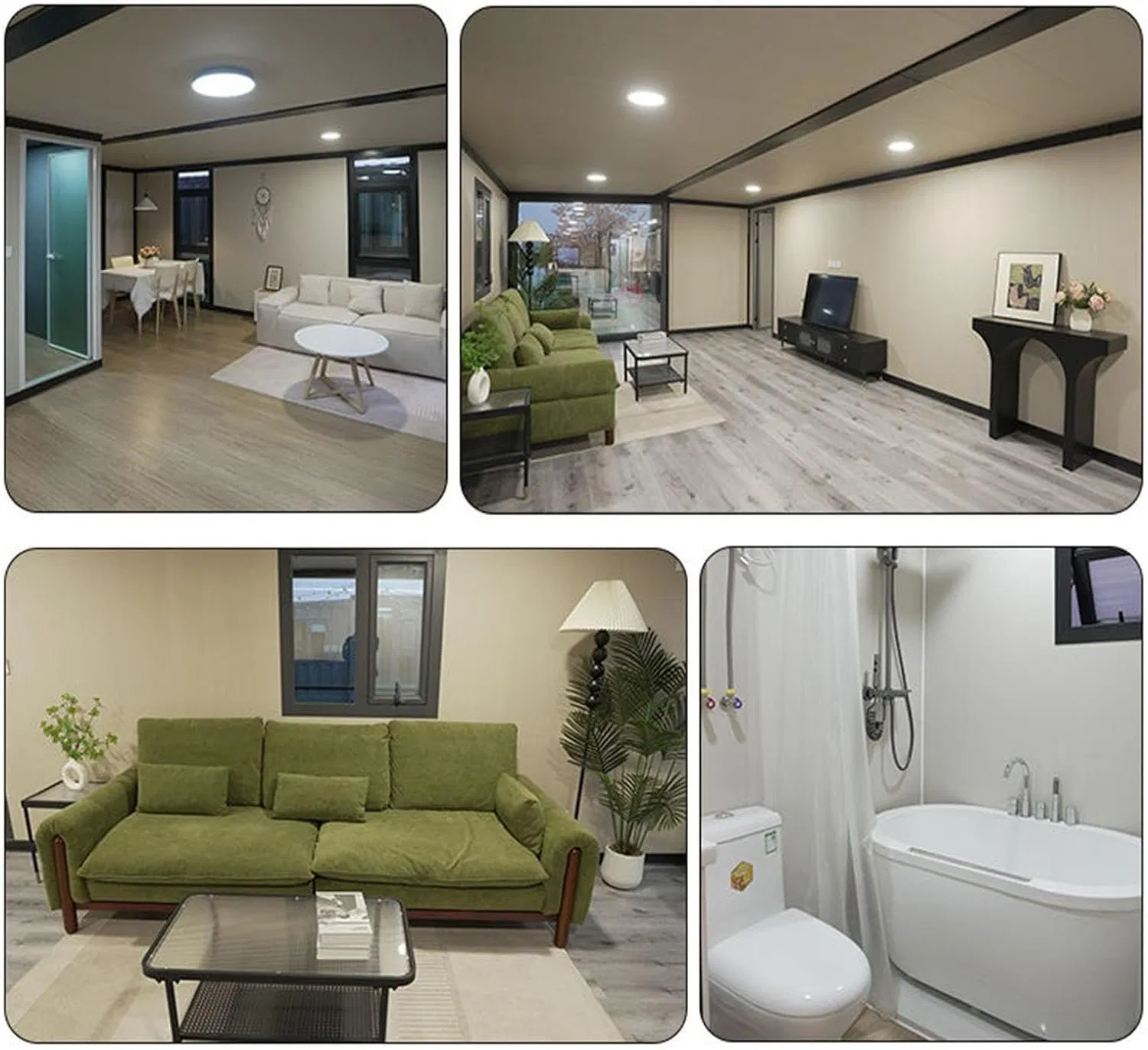 Casa Modular de Uso Flexível, Estrutura Durável para Residências e Espaços de Eventos