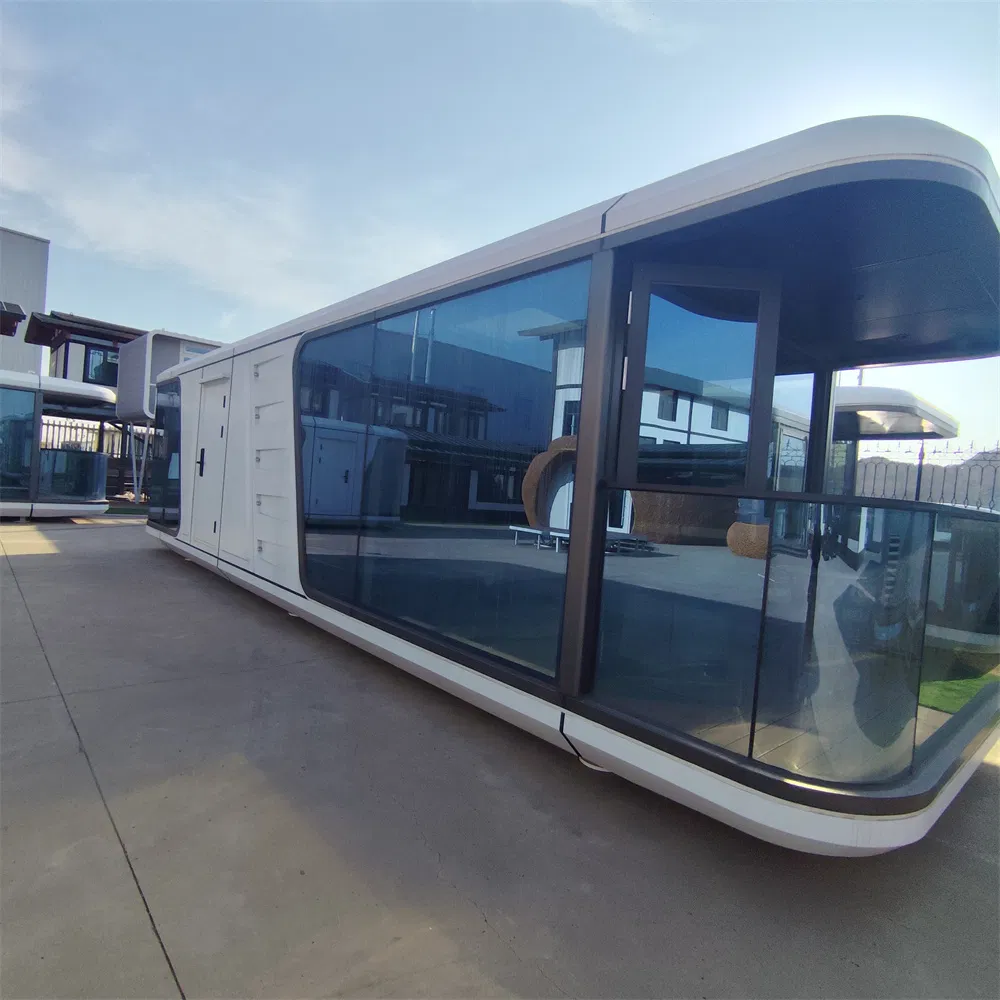Casa Modular em Cápsula Prefabricada Contemporânea, Casa em Contêiner, Casa Cápsula Prefab Completa Móvel para Soluções de Projetos