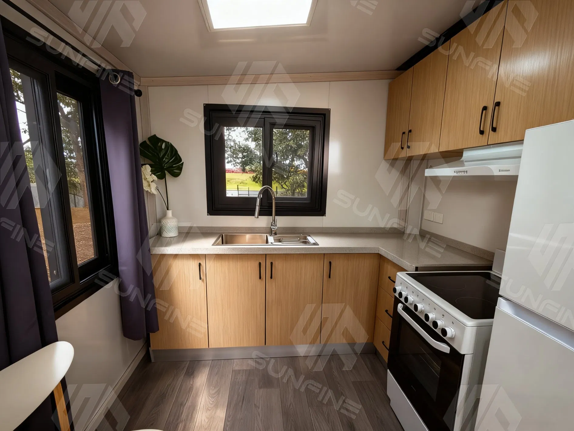Casa Móvel Dobrável Modular Prefabricada 2 Quarto Portátil Container de Moradia Austrália 20FT 40FT Casa Container Expandável Dobrável