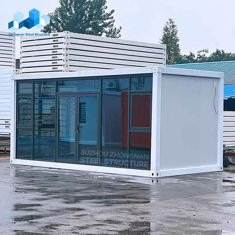 Casas Móveis de Madeira de Luxo, Montagem Rápida, Escritório Modular Mini Portátil, Casa Tiny Prefabricada, Casa Contêiner com Banheiro e Cozinha