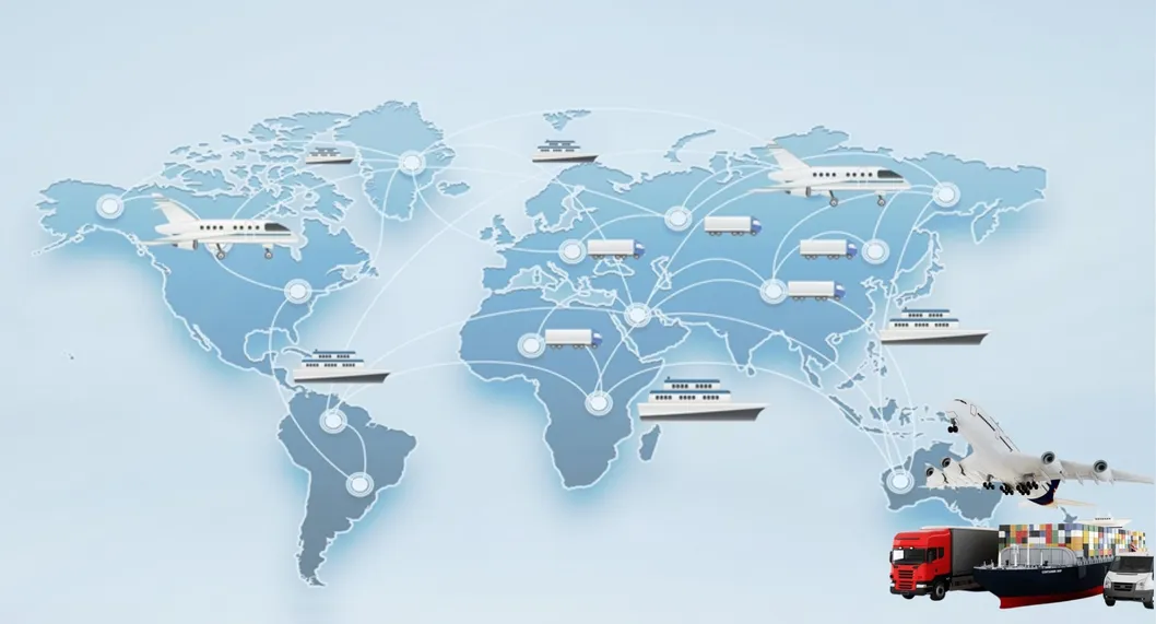 Embalagem e transporte de casas de contêineres
