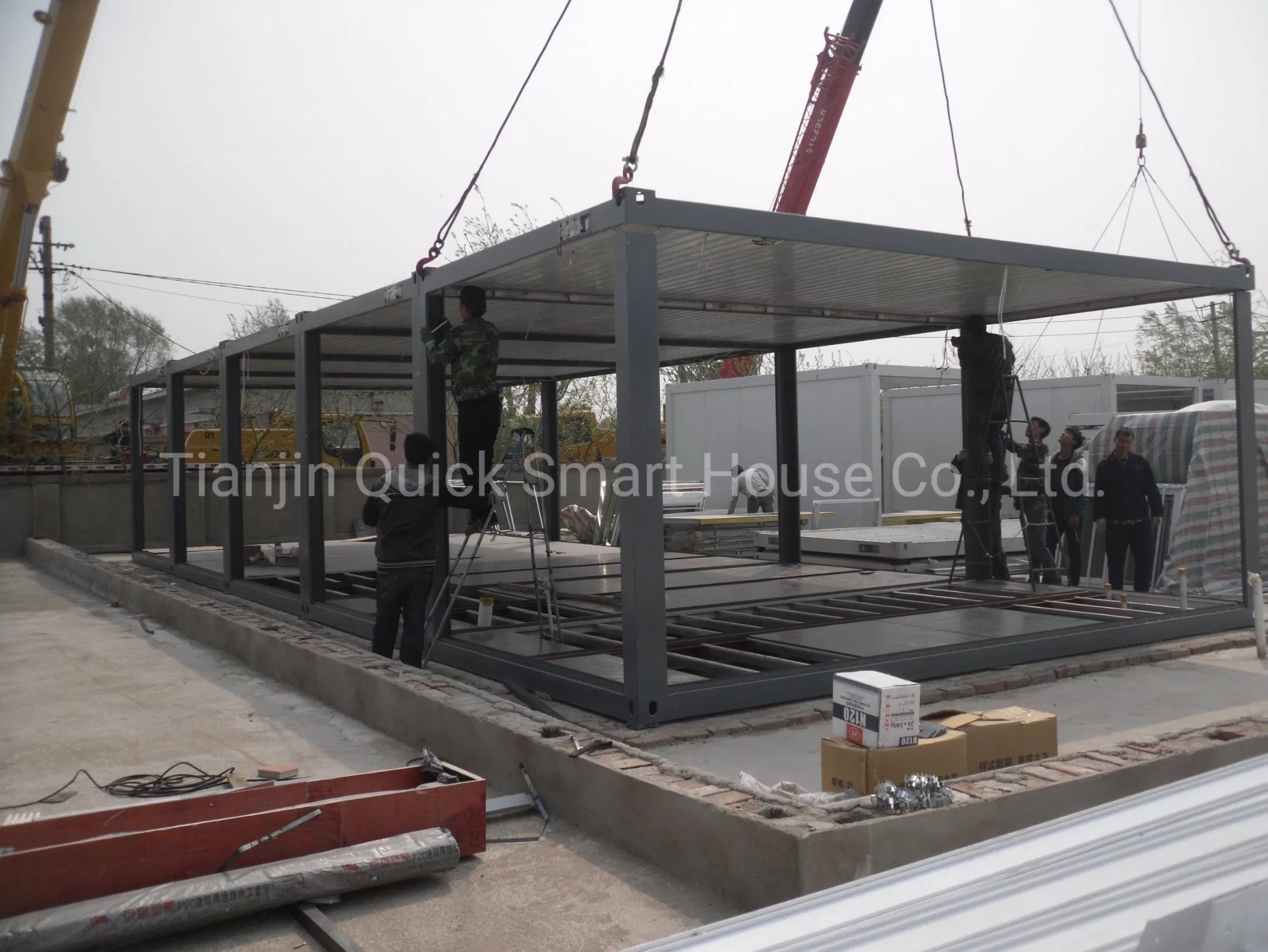 Fábrica da China 40FT/20FT Austrália América Canadá Europa Aço Modular Portátil Móvel Casa Prefabricada Prefab Módulo Restaurante Casa à Venda