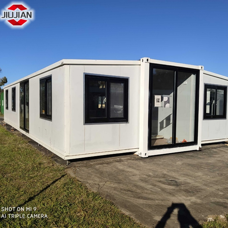 40FT Casas Contêineres Luxuosas Modulares Modernas e Prefabricadas, Dobráveis e Expansíveis
