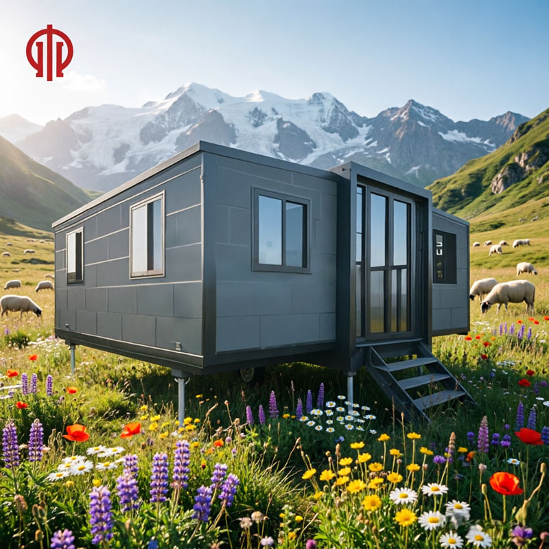 Casa Modular Prefabricada Moderna 20FT com Estrutura de Aço Móvel