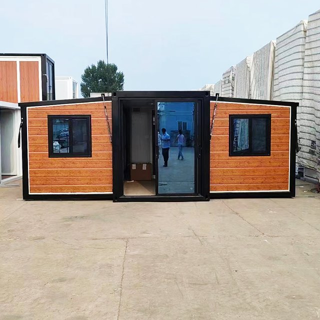 Cabana Prefabricada de Madeira Dobrável Contenair de Madeira 2bedroom Casa Modular Tiny Uganda