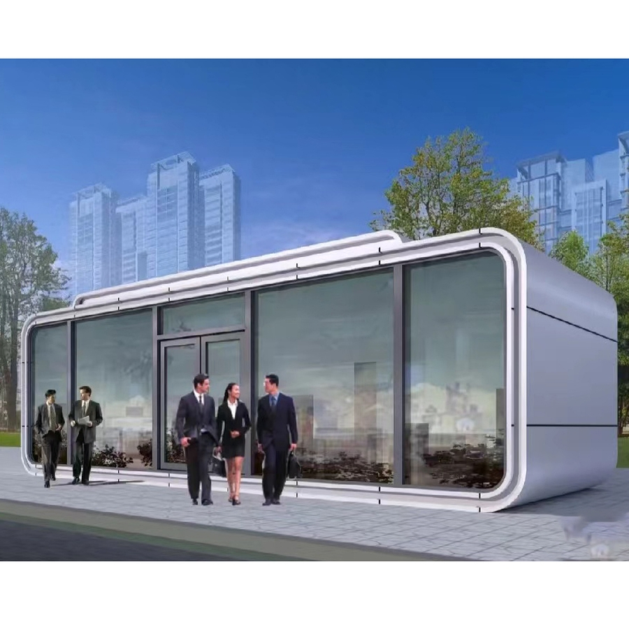 Cabana Modular Prefabricada Móvel à Prova de Umidade para Recreação à Beira do Lago