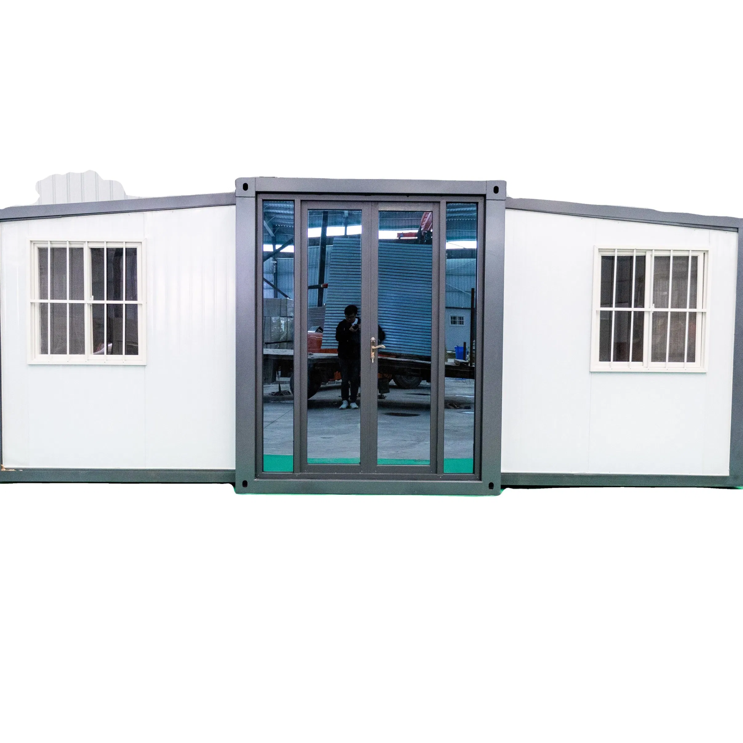 Container Expandável Direto da Fábrica 20FT 30FT 40FT Casa Modular para Casa de Madeira Estação de Suprimentos com CE ISO