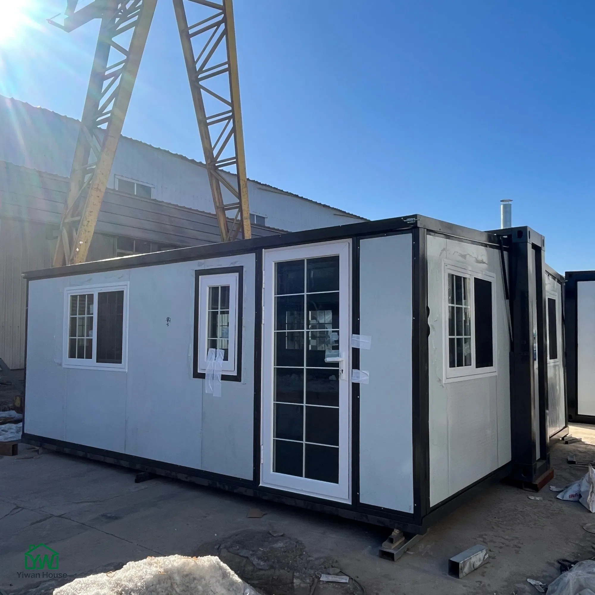 20FT 40FT Tamanhos Casa Contêiner Portátil de Dois Quartos Tipo Familiar Prefabricada Expandável Casa Dobrável para Escritório Hotel Disponível