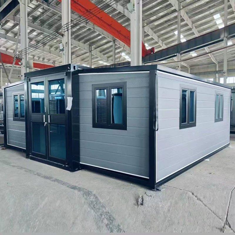 Pequena Casa Container Modular de Madeira Prefabricada para Armazenamento Padrão de Soldagem Casa Container de Expansão Prefabricada Mini Conveniente Pequena Casa com Cama