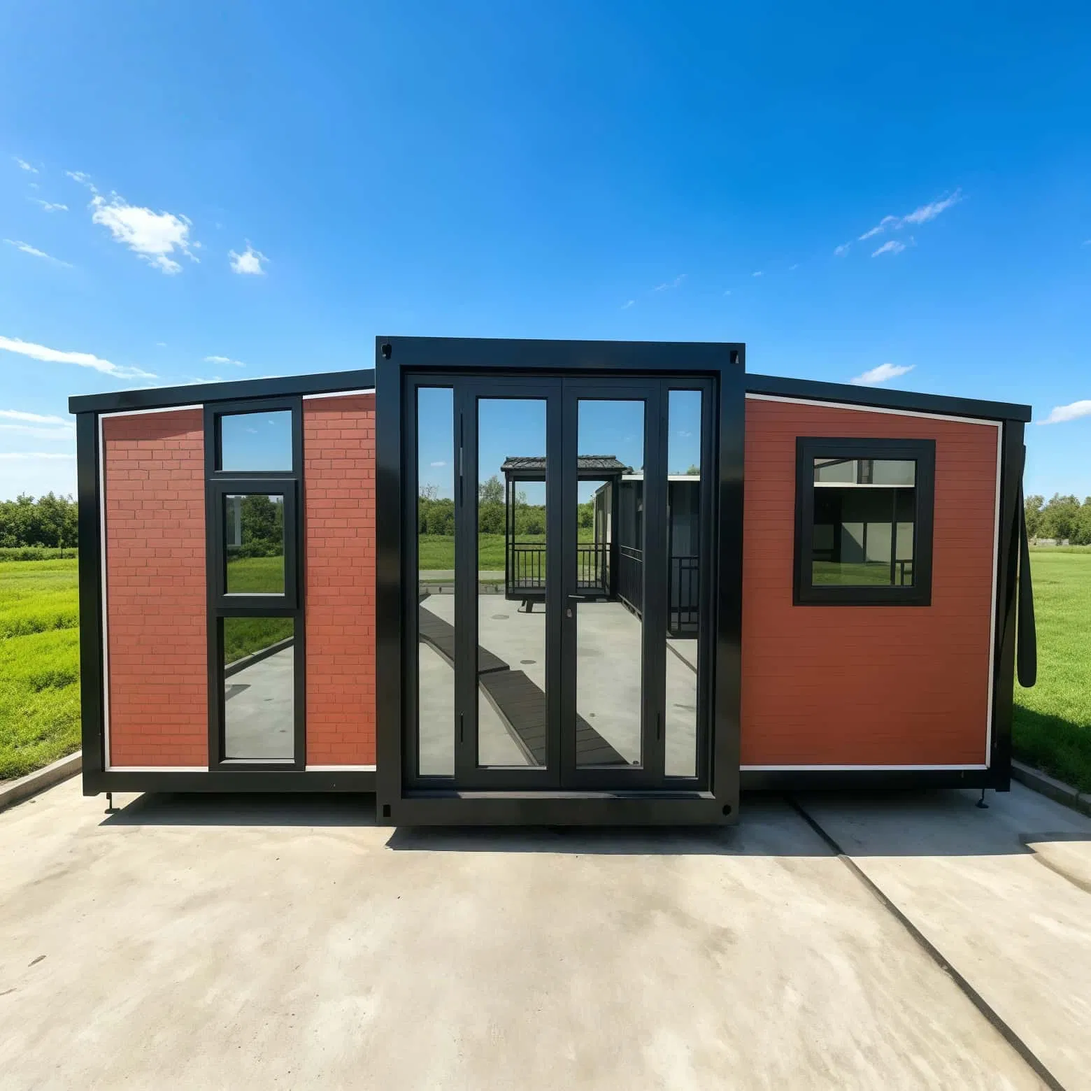 Casa Modular Portátil Expandável Pré-fabricada Melhor Trailer Móvel Container Pronto para Uso Tiny