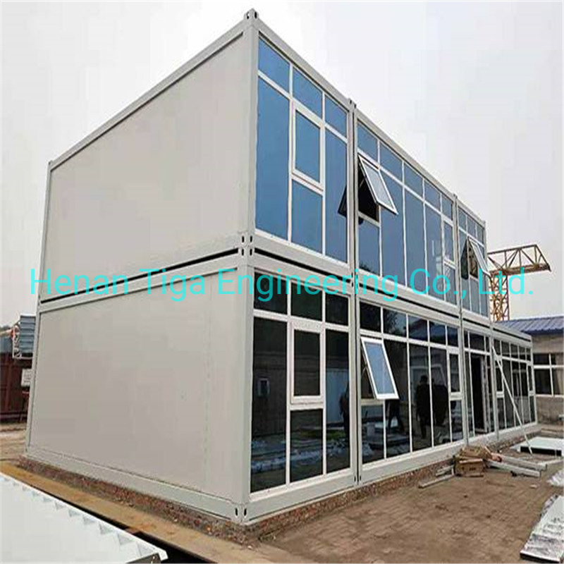 Construção Rápida de Casa de Contêiner Modular Portátil Prefabricada 20FT Escritório Cabana