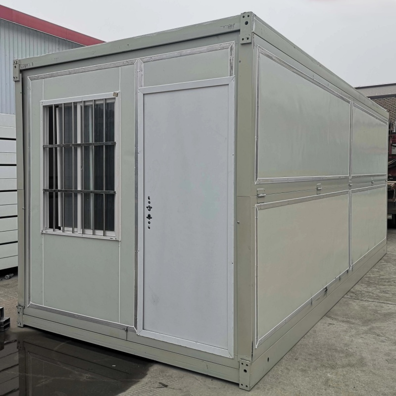 Casa Modular Dobrável ao Ar Livre Prefab 20FT Casas Modulares Dobráveis Casa Tiny Prefabricada