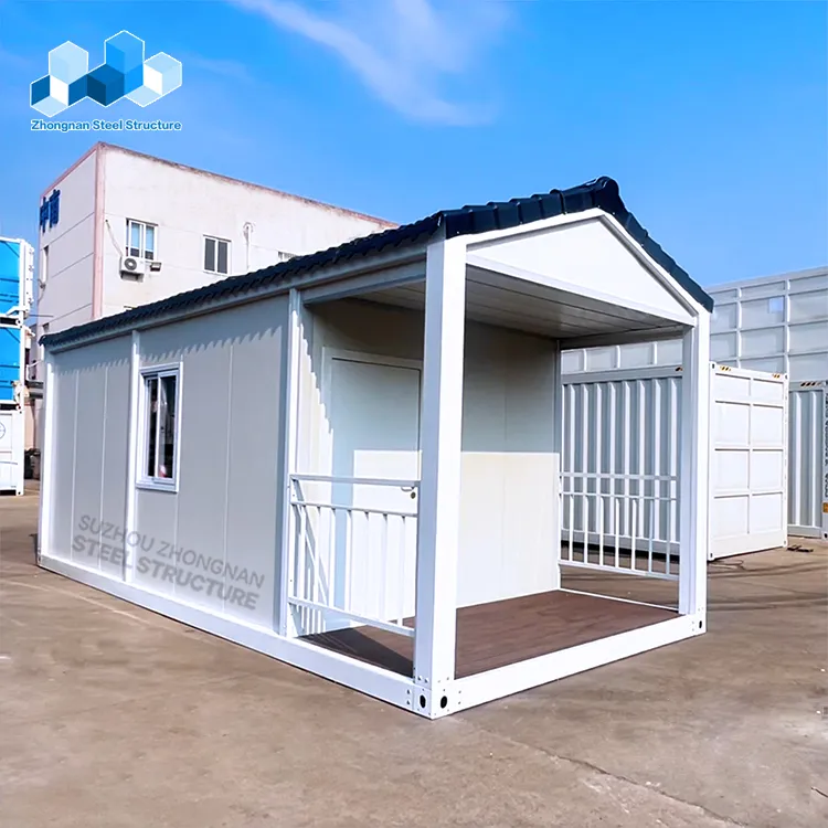 Casas Móveis de Madeira de Luxo, Montagem Rápida, Escritório Modular Mini Portátil, Casa Tiny Prefabricada, Casa Contêiner com Banheiro e Cozinha