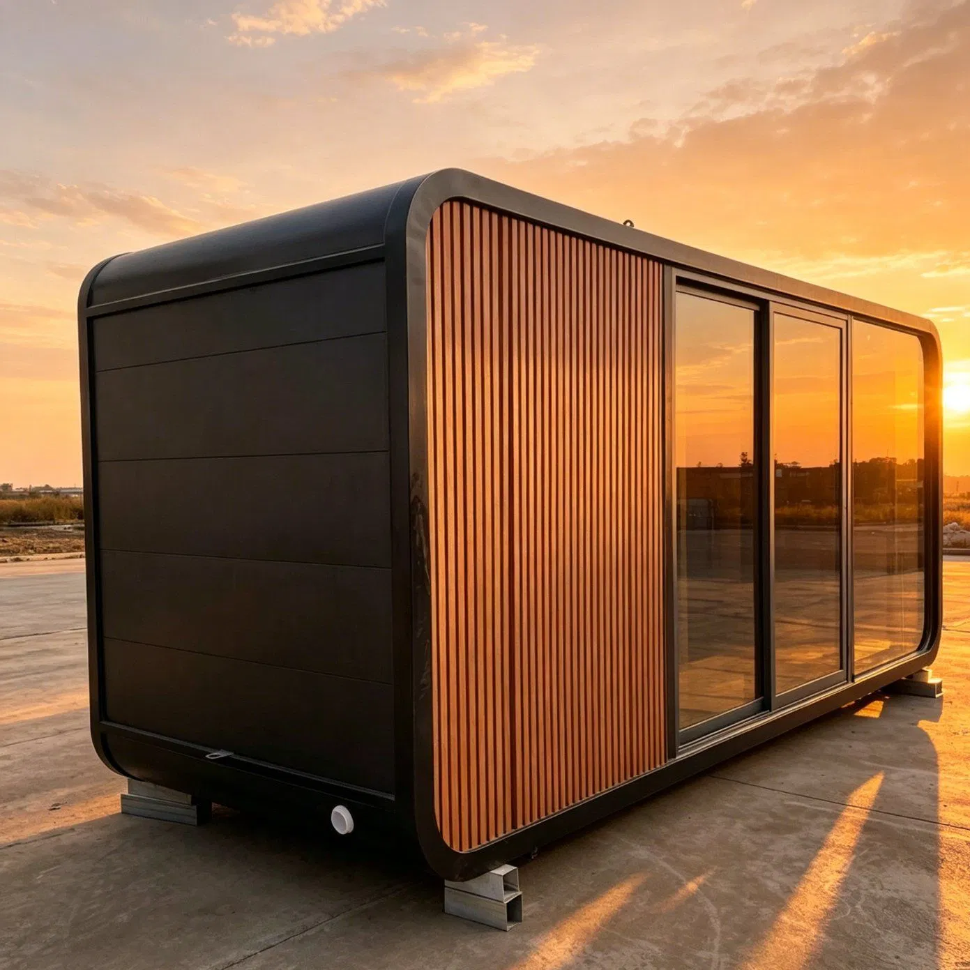 Produto de Celebridade da Web Resort Aldeias de Férias Novo Produto Super Luxuoso Casa Contêiner com uma Vista Mais Ampla Casa Cápsula