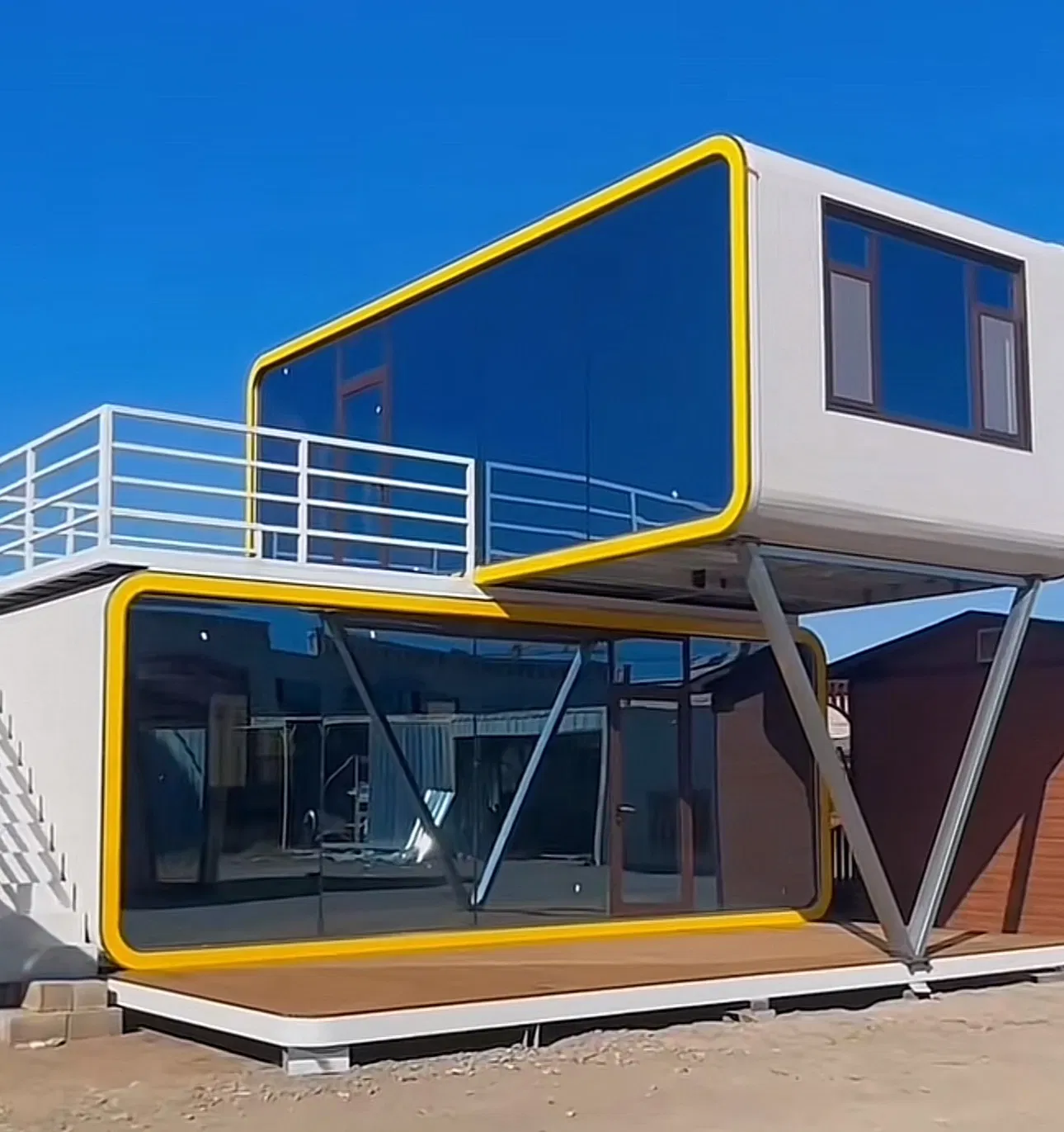 Casa Modular Moderna 20FT Móvel Inteligente Cabana Apple Container para Dormir