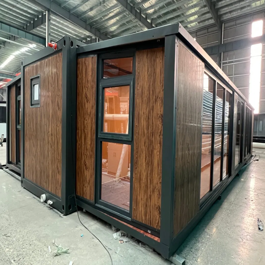 Configuração Rápida Expansão Quarto Pré-Instalado Espaço Maior Casa Prefabricada Expandível Móvel Casa Pequena