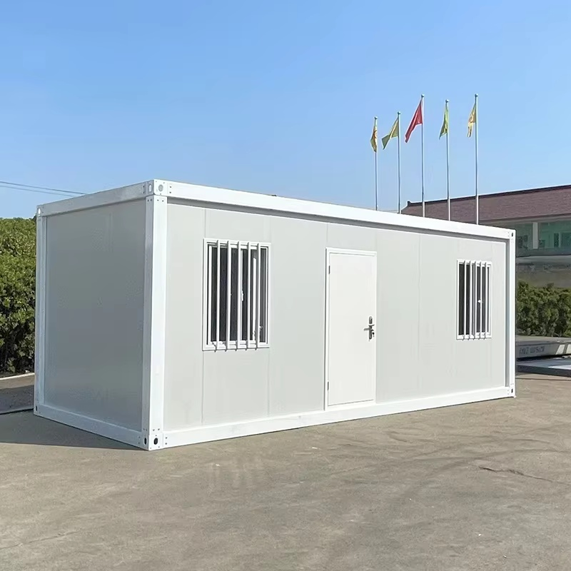 Casas Contêineres Modulares Portáteis Versáteis em Pacote Plano