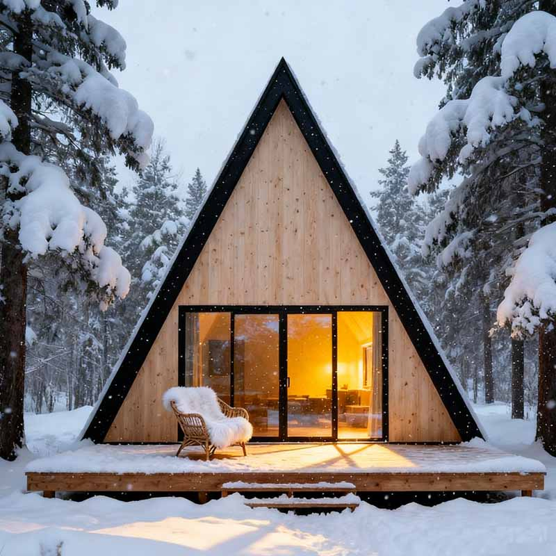 Casas Modulares em Estilo Fazenda, Casas Tiny Pré-fabricadas à Venda, Casas Modulares em Estilo Cabana