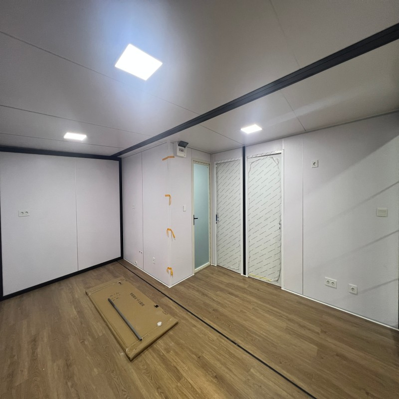Casa Prefabricada Híbrida de Aço e Bambu Eco com Painéis Solares, Conformidade RoHS, Vilas Verdes