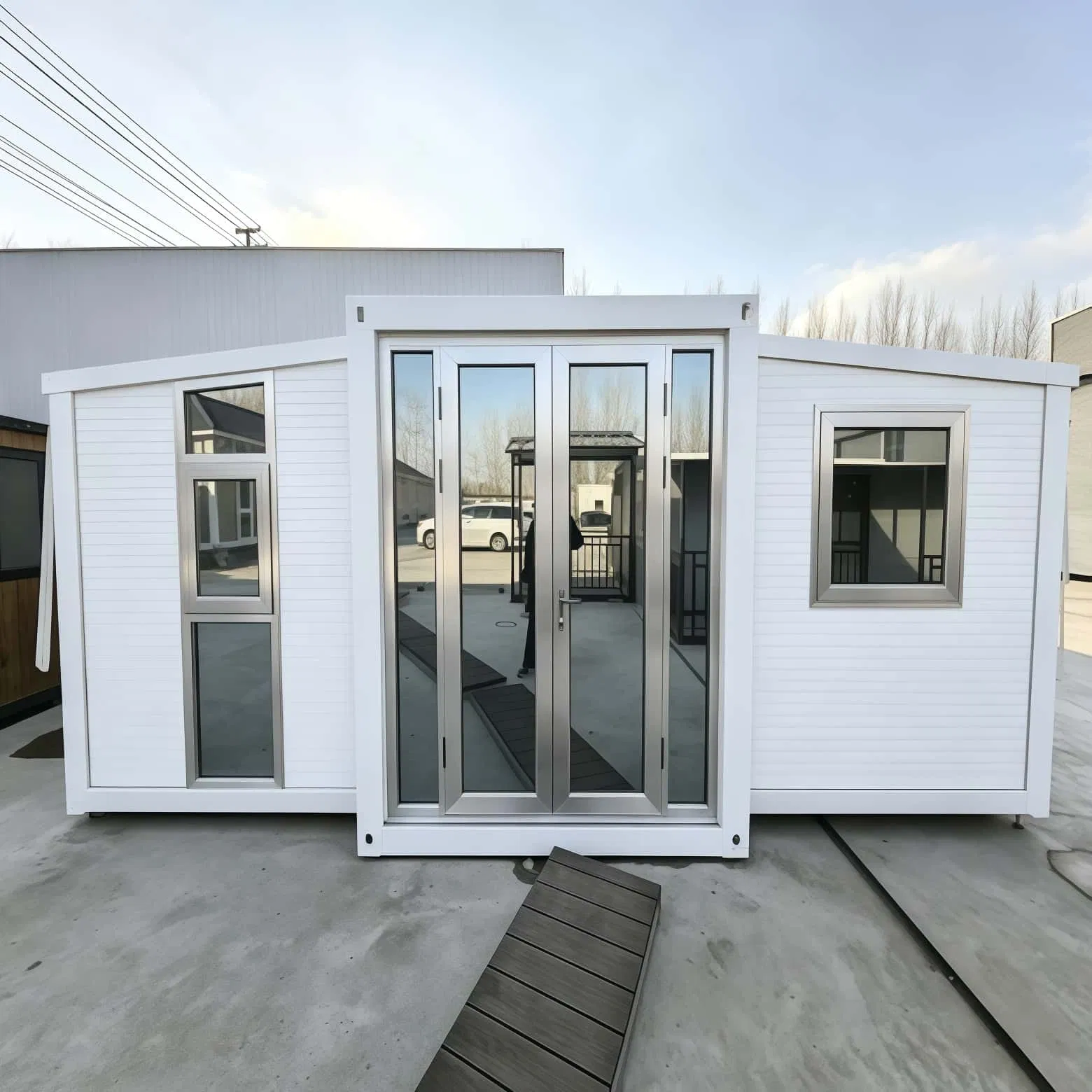 Melhor Trailer de Transporte Portátil Pequena Móvel Dobrável Container de Vida Prefabricado Casa Contenedor Pronto Modular Casa Lar