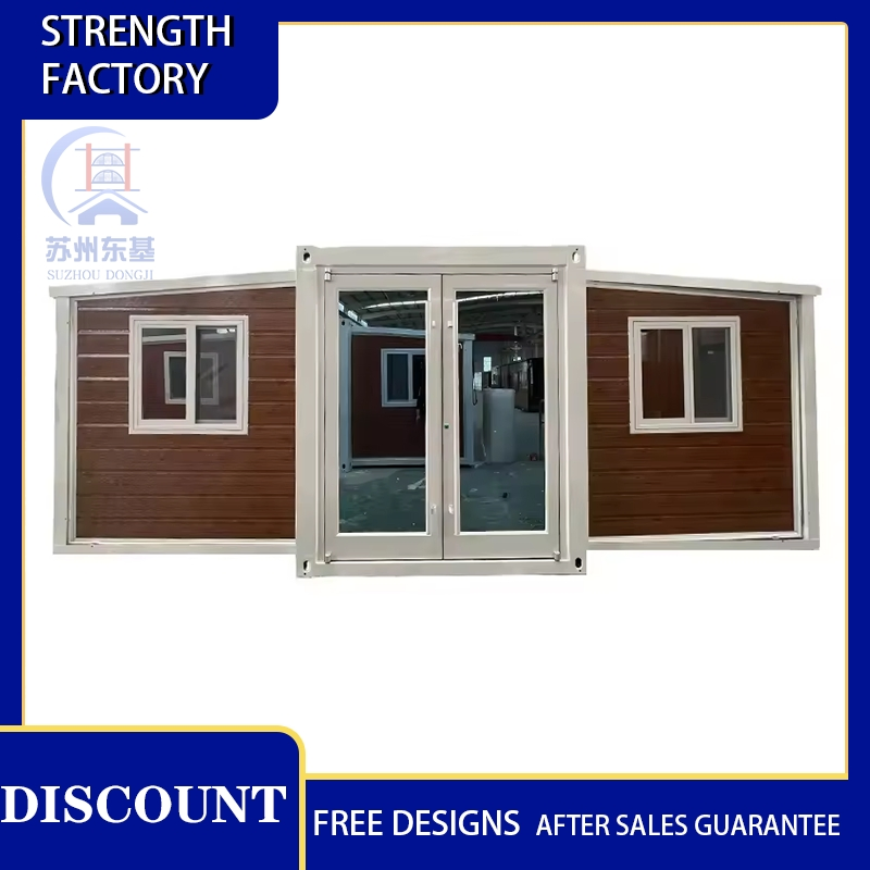 Cabana Prefabricada de Madeira Dobrável Contenair de Madeira 2bedroom Casa Modular Tiny Uganda