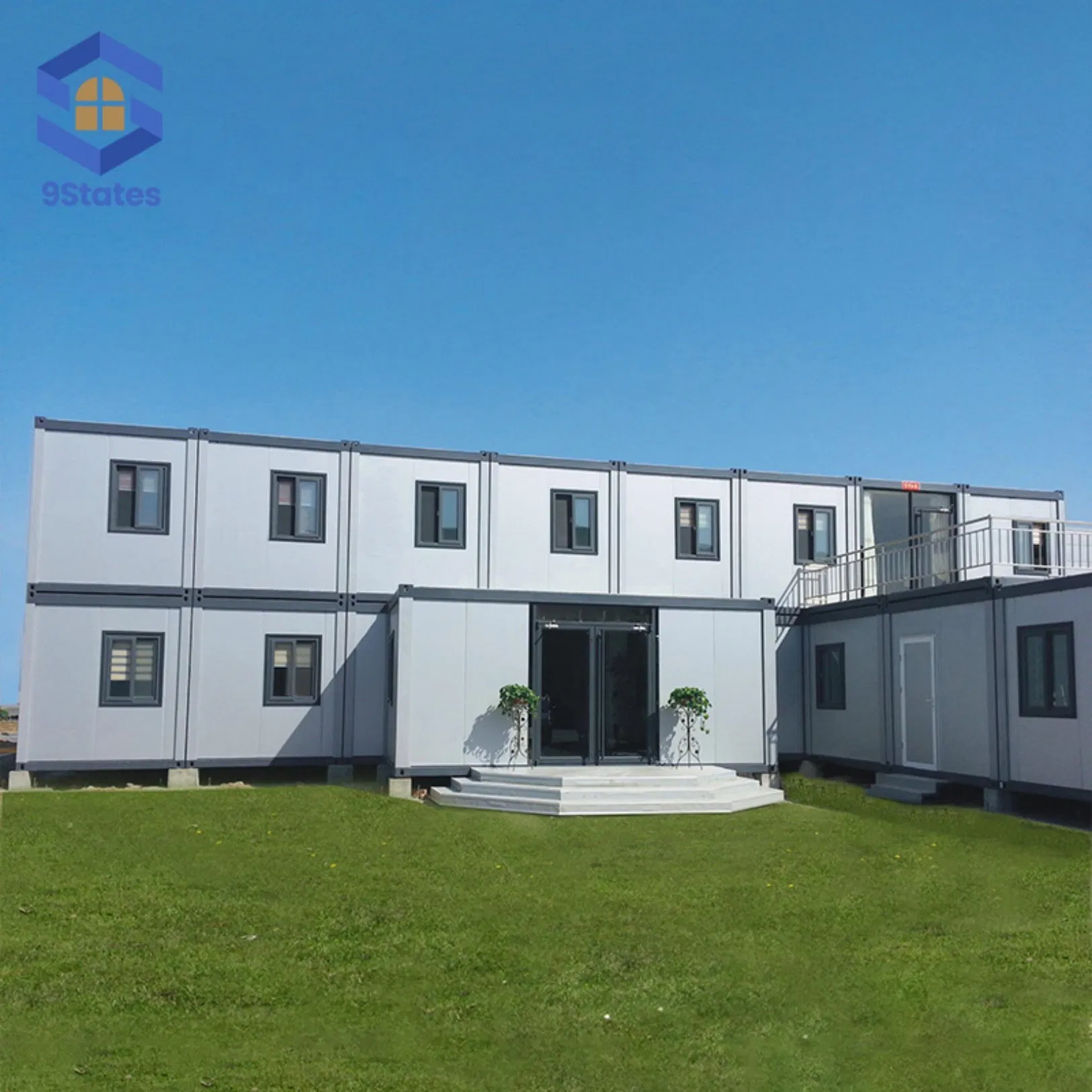 Estrutura de Aço Resistente a Terremotos Prefabricada Modular Expandível Casa Container Pequena para Campo de Petróleo Dormitório Container para Vilas de Trabalhadores