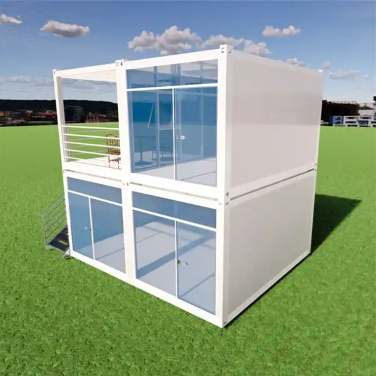 Casa Portátil de Design Personalizado à Prova de Furacões 20FT Casa Modular Pequena Pré-fabricada 20FT 40FT Casa Móvel de Luxo Pré-fabricada Casa Contêiner Desmontável