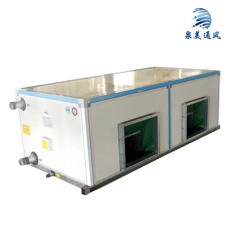 Unidades de Tratamento de Ar Modulares Sistema HVAC Industrial Desumidificador Água Gelada Preços de Fábrica
