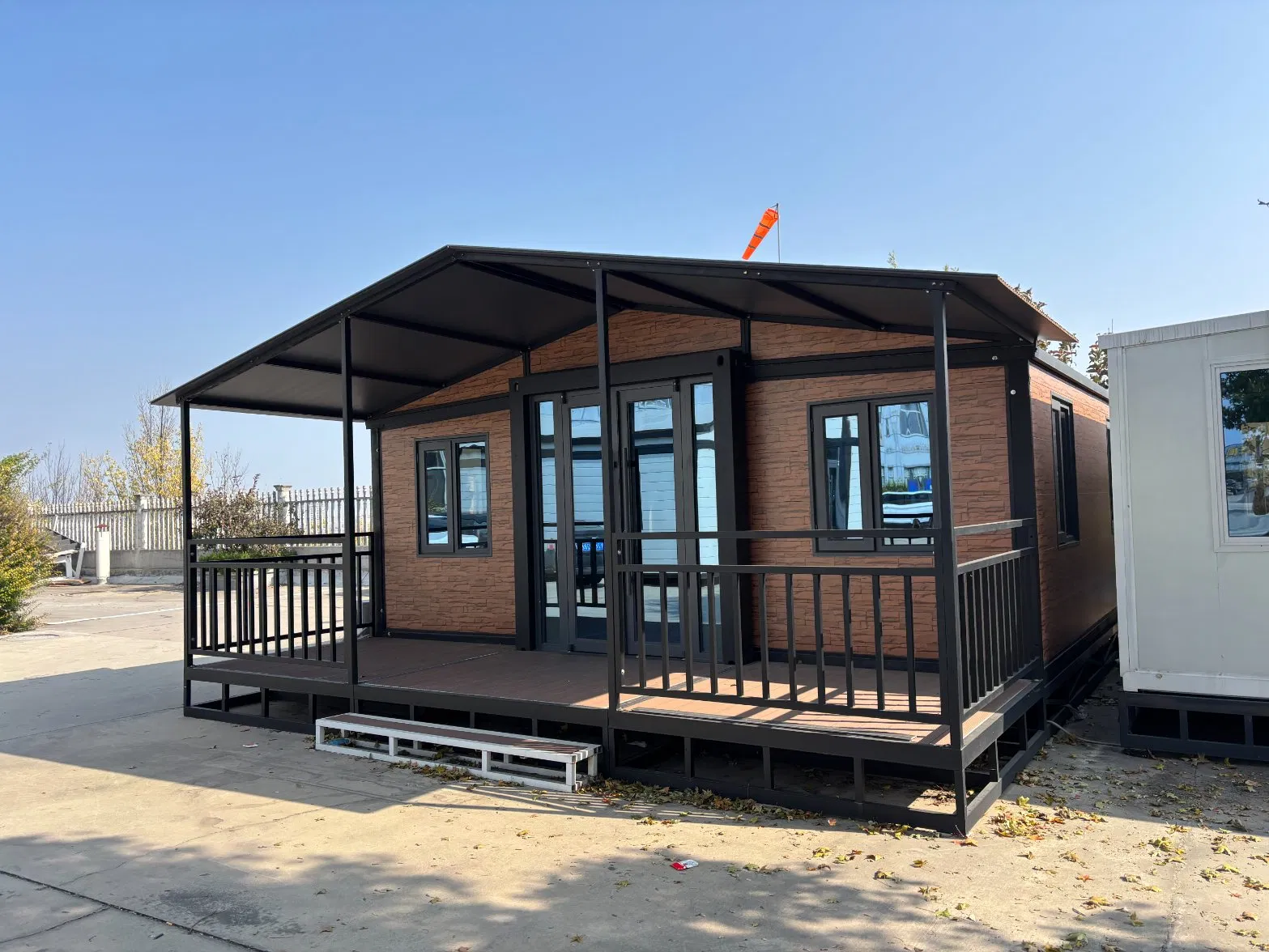 2 Quarto 1 Banheiro Casa Modular Prefabricada de Luxo Expandável Escritório Casa Container Casas Prefabricadas