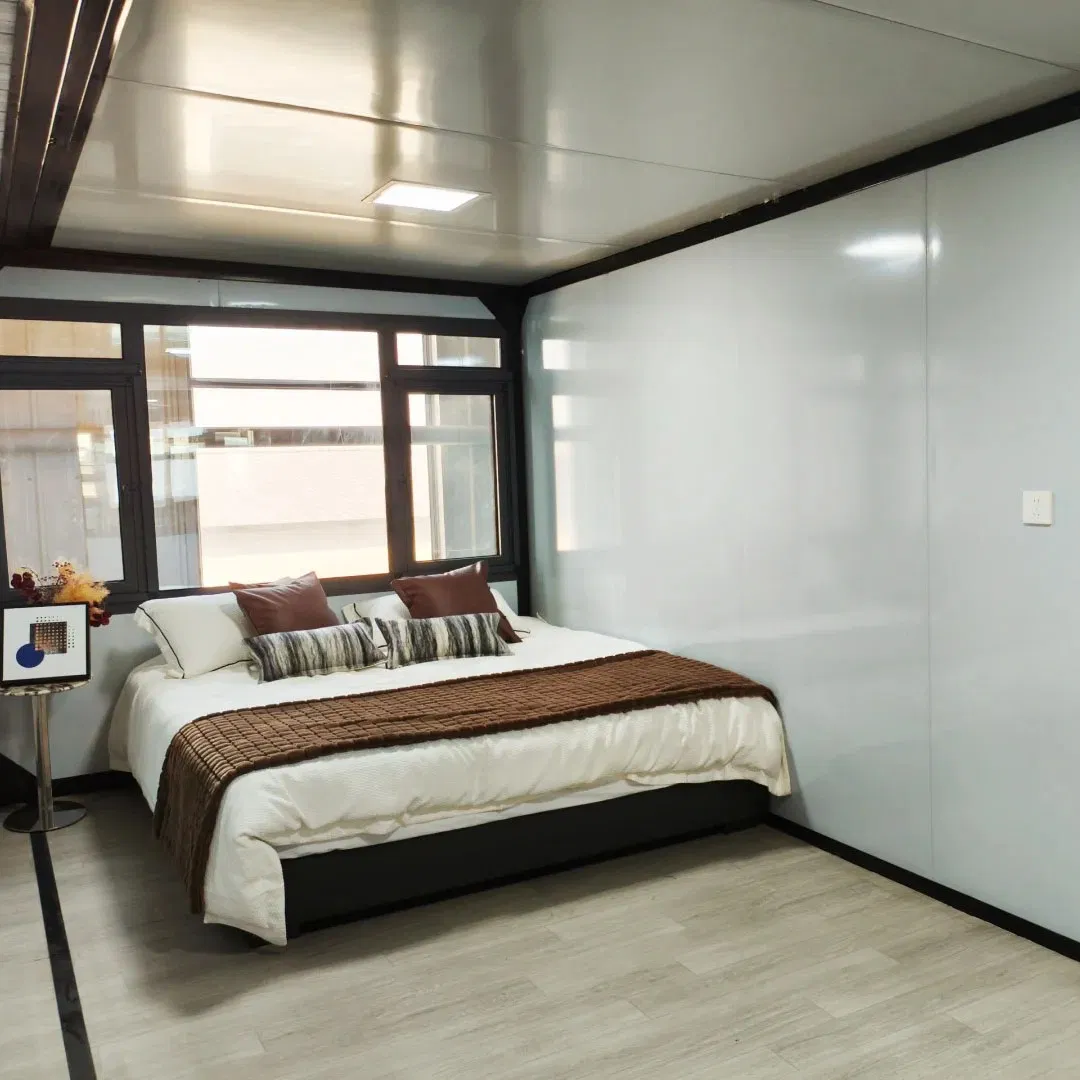40FT Casa de Contêiner Modular Prefabricada Compacta e Expandível para Férias com Banheiro