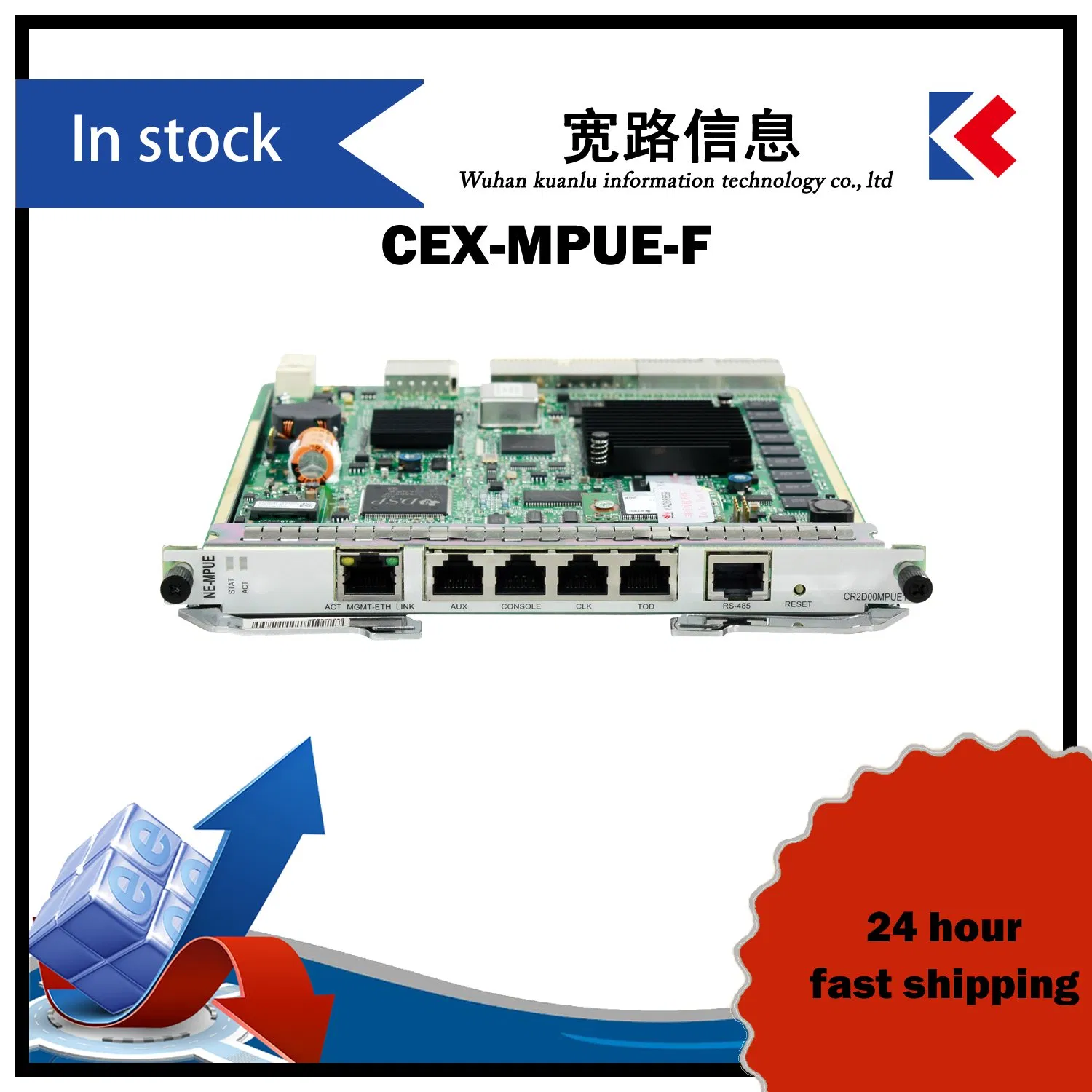 Cartão de Unidade de Processamento Principal de Largura Total Cex-Mpue-F Máx 16GB DDR4 Troca a Quente para CE16800-X Série Modular Centro de Dados Chave de Comutação